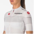 Dames Fietskleding Wit Giro d'Italia 2024 Competizione-shirt