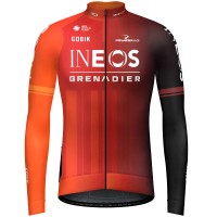Heren Fietskleding Gobik Ineos Grenadiers 2024 Hyder-shirt met lange mouwen