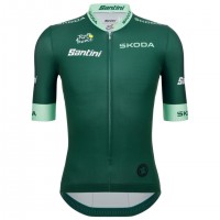Heren Fietskleding Santini Green Tour de France 2025 officieel shirt