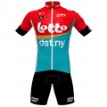 Lotto Dstny 2023 fietsbroek met bretels professioneel wielerteam