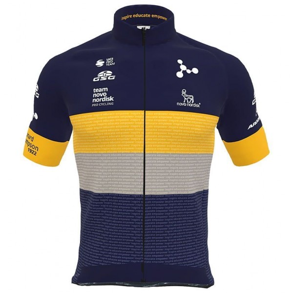 Team Novo Nordisk 2022 wielershirt korte mouw professioneel wielerteam