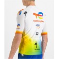 Team TotalEnergies 2022 wielershirt korte mouw (lange rits) professioneel wielerteam