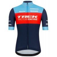 Trek Factory Racing XC 2022 fietsshirt met korte mouwen (lange ritssluiting) professioneel wielerteam