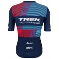 Trek Factory Racing XC 2023 fietsshirt met korte mouwen (lange ritssluiting) professioneel wielerteam