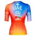 UAE TEAM ADQ 2023 dames wielershirt met korte mouwen dames wielerteam