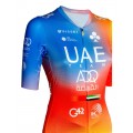 UAE TEAM ADQ 2023 dames wielershirt met korte mouwen dames wielerteam