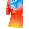 UAE TEAM ADQ 2023 dames wielershirt met korte mouwen dames wielerteam