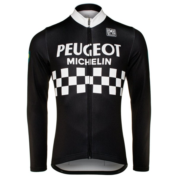 PEUGEOT BP MICHELIN BLACK Wielershirt Lange Mouw