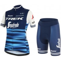 Trek Segafredo 2019 Dames Blauw Fietskleding Set Wielershirt Korte Mouw+Korte Fietsbroeken Trek Segafredo 2019 Dames Blauw Fietskleding Set Wielershirt Korte Mouw+Korte Fietsbroeken
