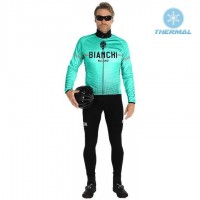 2019 Bianchi Milano XD Groen Thermal Fietskleding Set Wielershirts Lange Mouw+Lange Wielrenbroek Bib 381VLRM 2019 Bianchi Milano XD Groen Thermal Fietskleding Set Wielershirts Lange Mouw+Lange Wielrenbroek Bib 381VLRM
