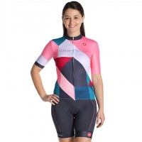 2019 Casteli Ventata GF Dames's Fietskleding Set Wielershirt Korte Mouw+Korte Fietsbroeken Bib 908ZTAR 2019 Casteli Ventata GF Dames's Fietskleding Set Wielershirt Korte Mouw+Korte Fietsbroeken Bib 908ZTAR