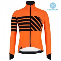 2019 Santini Svolta Orange Thermal Wielershirt Lange Mouw 829UOZT 2019 Santini Svolta Orange Thermal Wielershirt Lange Mouw 829UOZT