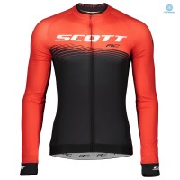 2019 Scott RC Rood-Zwart Thermal Wielershirt Lange Mouw 276ZETH 2019 Scott RC Rood-Zwart Thermal Wielershirt Lange Mouw 276ZETH