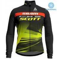 2019 Scott Sram Zwart-Geel Thermal Wielershirt Lange Mouw 681YITL 2019 Scott Sram Zwart-Geel Thermal Wielershirt Lange Mouw 681YITL