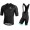 BIANCHI MILANO Savignano Black Fietskleding Set Wielershirt Korte Mouw+Korte Fietsbroeken Bib