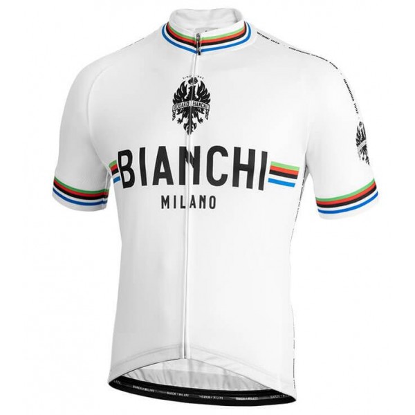 BIANCHI MILANO New Pride White Wielershirt Korte Mouw