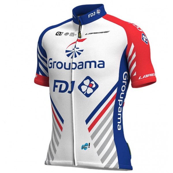 2019 Groupama FDJ Wielershirt Korte Mouw