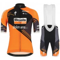 Boels Dolmans 2019 Fietskleding Set Wielershirt Korte Mouw+Korte Fietsbroeken Bib Boels Dolmans 2019 Fietskleding Set Wielershirt Korte Mouw+Korte Fietsbroeken Bib