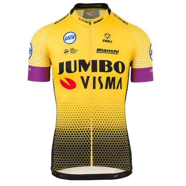 TEAM Jumbo-Visma 2019 Wielershirt Korte Mouw