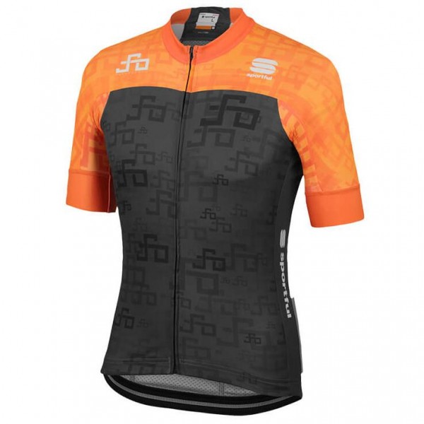 Peter Sagan LOGO Team 2019 Line Orange Wielershirt Korte Mouw