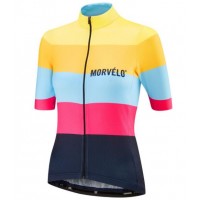 MORVELO Dames ZOOM Wielershirt Korte Mouw MORVELO Dames ZOOM Wielershirt Korte Mouw