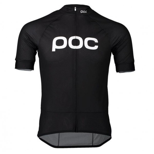 POC Essential Road Logo Black Wielershirt Korte Mouw