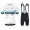 2020 Asos FF1 RS Benz Wit Fietskleding Set Fietsshirt Met Korte Mouwen+Korte Koersbroek Bib 300PLLH