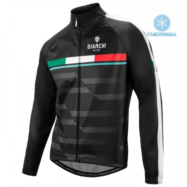 2020 Bianchi Milano Italian Thermal Wielershirt Lange Mouw 826TFFY