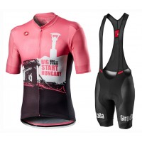 2020 GIRO D'ITALIA Hungary Big Start Fietskleding Set Fietsshirt Met Korte Mouwen+Korte Koersbroek Bib 180ZPTH 2020 GIRO D'ITALIA Hungary Big Start Fietskleding Set Fietsshirt Met Korte Mouwen+Korte Koersbroek Bib 180ZPTH
