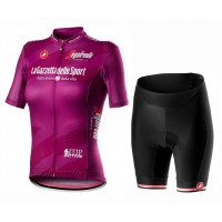 2020 GIRO D'ITALIA Maglia Ciclamino Dames Fietskleding Set Wielershirt Korte Mouw+Korte Fietsbroeken Bib 926LWYB 2020 GIRO D'ITALIA Maglia Ciclamino Dames Fietskleding Set Wielershirt Korte Mouw+Korte Fietsbroeken Bib 926LWYB