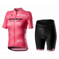 2020 GIRO D'ITALIA Maglia Rosa Dames Fietskleding Set Wielershirt Korte Mouw+Korte Fietsbroeken Bib 763UKMM 2020 GIRO D'ITALIA Maglia Rosa Dames Fietskleding Set Wielershirt Korte Mouw+Korte Fietsbroeken Bib 763UKMM