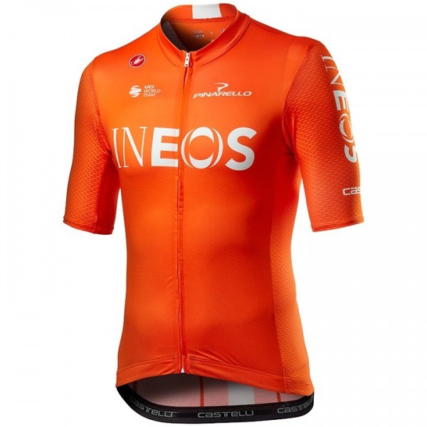 2020 INEOS Team Orange Wielershirt Korte Mouw 248MGZU