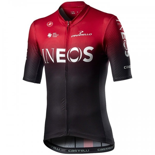 2020 INEOS Team Rood Wielershirt Korte Mouw 890FVTB