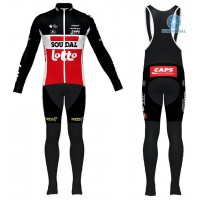 2020 Lotto Soudal Rood Thermal Fietskleding Set Wielershirts Lange Mouw+Lange Wielrenbroek Bib 503QBWD 2020 Lotto Soudal Rood Thermal Fietskleding Set Wielershirts Lange Mouw+Lange Wielrenbroek Bib 503QBWD