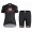 2020 MALOJA ErvaM Zwart Fietskleding Set Fietsshirt Met Korte Mouwen+Korte Koersbroek Bib 116MHWT
