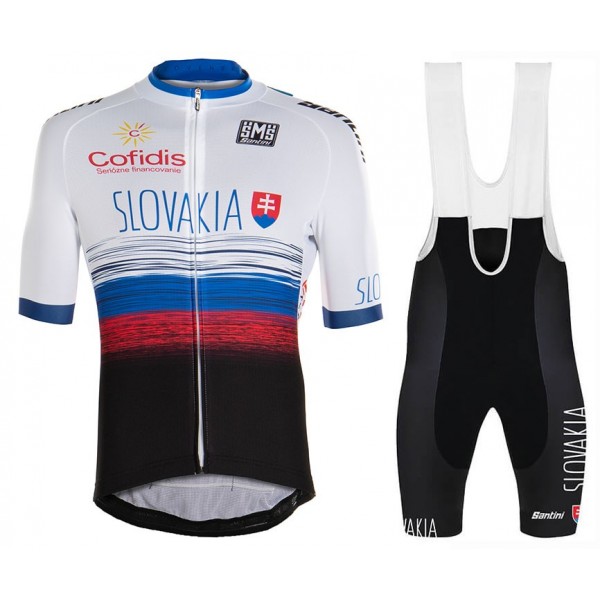 2020 SLOVAKIA Country Team Fietskleding Set Fietsshirt Met Korte Mouwen+Korte Koersbroek Bib 706MGOE