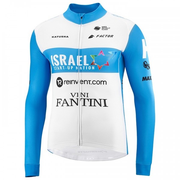 2020 Team ISRAEL STAT-UP NATION Fietskleding Wielershirt Lange Mouw 255TVBZ