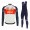 2020 Trek Segafredo Factory Racing Wit-Rood Wielerkleding Set Wielershirt Lange Mouw+Lange Fietsbroeken Bib 960AXNA
