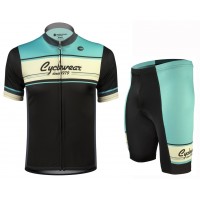 CyclingWear 1979 Retro Fietskleding Set Wielershirt Korte Mouw+Korte Fietsbroeken