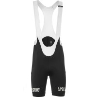 San Pellegrino 1976 Retro Orange Korte Fietsbroeken Bib