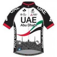 2017 Abu Dhabi Uae Wielershirt Met Korte Mouwen