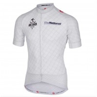 2015 Abu Dhabi Tour Wielershirt Met Korte Mouwen Wit