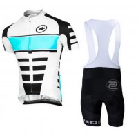 2016 ASSOS Fietskleding Set Fietsshirt Met Korte Mouwen+Korte Koersbroek Blauw Wit Zwart 2016 ASSOS Fietskleding Set Fietsshirt Met Korte Mouwen+Korte Koersbroek Blauw Wit Zwart