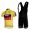 BMC 2011 Tour De France Fietskleding Set Fietsshirt Met Korte Mouwen+Korte Koersbroek Geel
