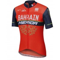 2017 Bahrain Merida Wielershirt Met Korte Mouwen 2017 Bahrain Merida Wielershirt Met Korte Mouwen