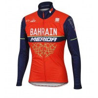 2017 Bahrain Merida Wielershirt Lange Mouw 2017 Bahrain Merida Wielershirt Lange Mouw