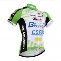 2015 Bardiani Csf Wielershirt Met Korte Mouwen 2015 Bardiani Csf Wielershirt Met Korte Mouwen