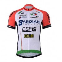 2017 Bardiani Csf Wielershirt Met Korte Mouwen 2017 Bardiani Csf Wielershirt Met Korte Mouwen