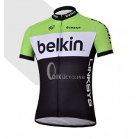 Belkin Pro Team Blanco Wielershirt Met Korte Mouwen Belkin Pro Team Blanco Wielershirt Met Korte Mouwen
