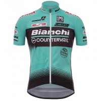 2017 Bianchi Countervail Fietskleding Set Fietsshirt Met Korte Mouwen+Korte Koersbroek